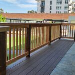 wood deck and handrail Pasadena
