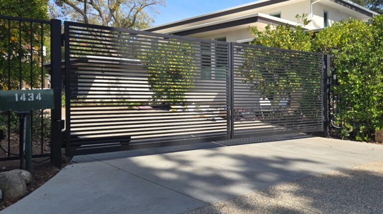 iron fence and gate Pasadena